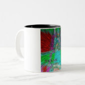 Phoenix-Steigen Zweifarbige Tasse (Vorderseite Links)