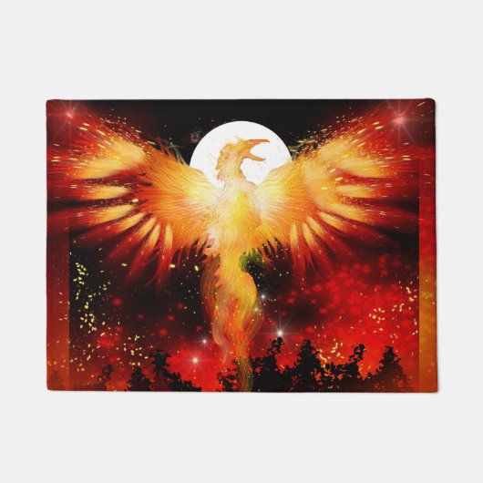 Phoenix-steigende Doormat Fußmatte (Vorderseite)