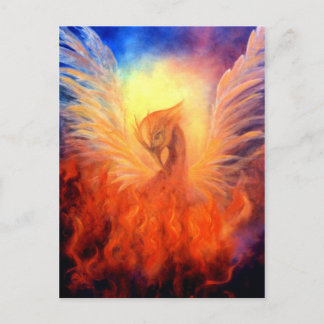 Phoenix steigende Postkarte