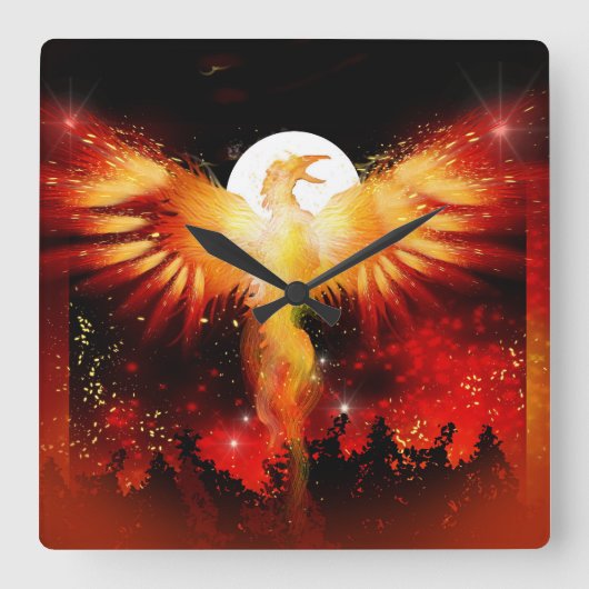 Phoenix steigende Uhr (Vorderseite)