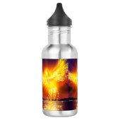 Phoenix steigt über Wasser Edelstahlflasche (Links)