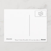 Phoenix Sun Bird Woman Goddess Fantasy Surrealismu Postkarte (Rückseite)