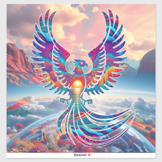 Phoenix Sunrise Aufkleber (Blatt)