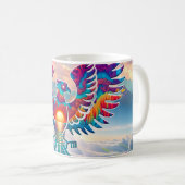 Phoenix Sunrise Kaffeetasse (VorderseiteRechts)