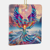 Phoenix Sunrise Keramikornament (Rechts)