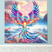Phoenix Sunrise Leinwanddruck (Insitu (Holzboden))