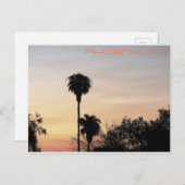 Phoenix Sunset Postkarte (Vorne/Hinten)