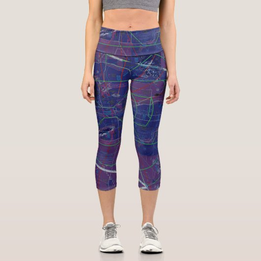 Phoenix TAC Chart Capri Leggings (Vorderseite)