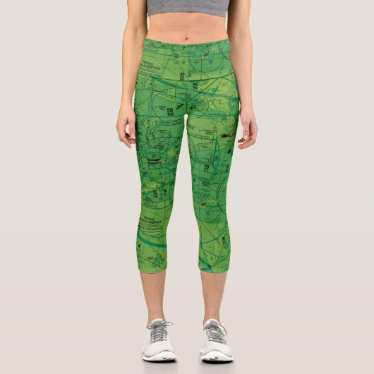 Phoenix TAC Chart Capri Leggings (Vorderseite)