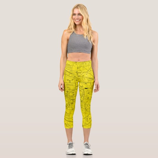 Phoenix TAC Chart Capri Leggings (Vorderseite)