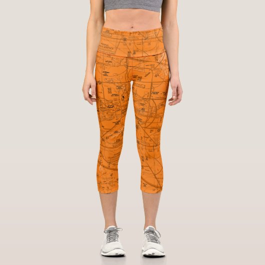 Phoenix TAC Chart Capri Leggings (Vorderseite)