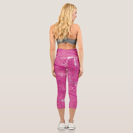 Phoenix TAC Chart Capri Leggings (Rückseite)