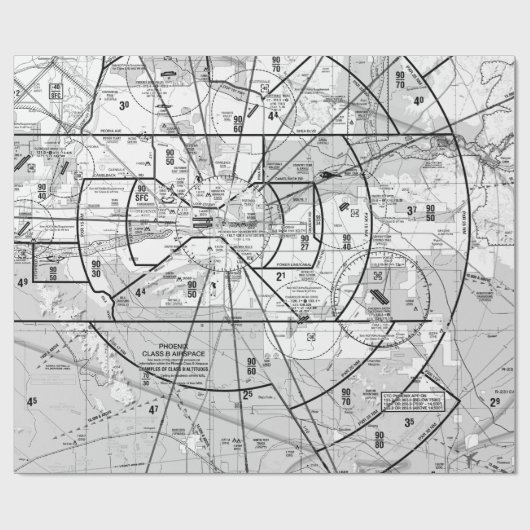 Phoenix TAC Chart Geschenkpapier (Flach)