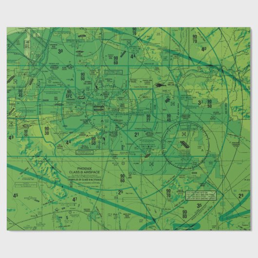 Phoenix TAC Chart Geschenkpapier (Flach)