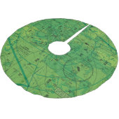 Phoenix TAC Chart Polyester Weihnachtsbaumdecke (Schrägansicht)