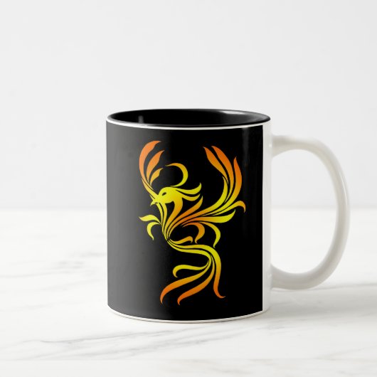 Phoenix-Tasse Zweifarbige Tasse (Rechts)