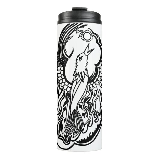 Phoenix Tattoo Thermosbecher (Vorderseite)