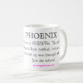 Phoenix Totem-Tasse Kaffeetasse (VorderseiteRechts)
