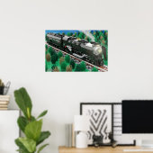 Phoenix Train Works Northern 4-8-4 Poster (Heimbüro)