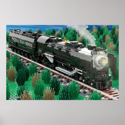 Phoenix Train Works Northern 4-8-4 Poster (Vorne)