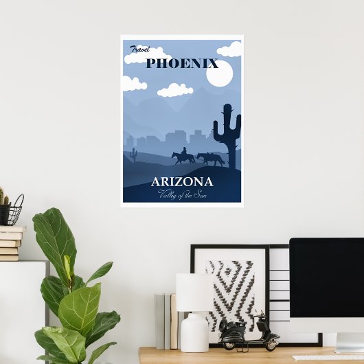 Phoenix Travel Poster (Heimbüro)
