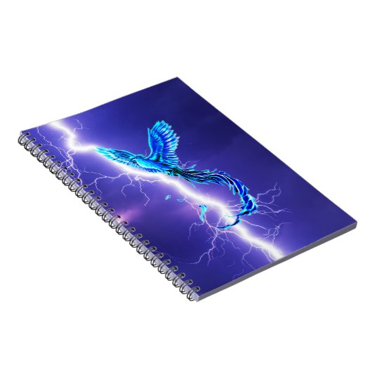 Phoenix und Blitze Notizblock (Rechte Seite)
