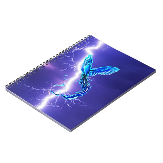 Phoenix und Blitze Notizblock (Linke Seite)