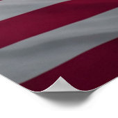 Phoenix und die Flagge Poster (Ecke)