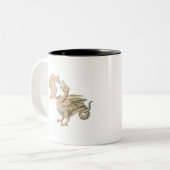 Phoenix und Drachenalchemistische Tasse (Vorderseite Links)