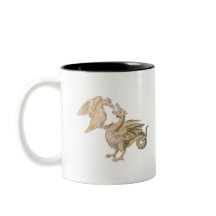 Phoenix und Drachenalchemistische Tasse