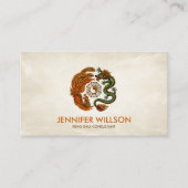 Phoenix und Drachenschmuck Visitenkarte (Vorderseite)