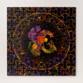 Phoenix und Dragon in Farbe Puzzle (Horizontal)