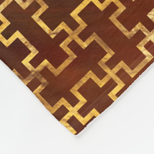 Phoenix und Dragon mit Bagua #1 Fleecedecke (Ecke)