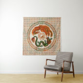 Phoenix und Dragon mit Bagua #3 Wandteppich (Beispiel (Horizontal))