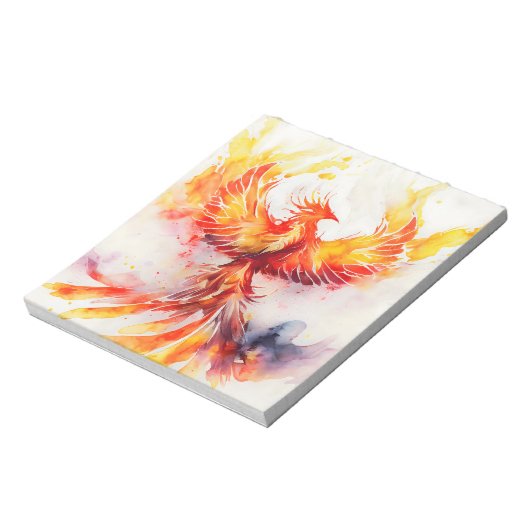 Phoenix-Verbreitung ist Flügel, die aus den Aschen Notizblock (Rotiert)