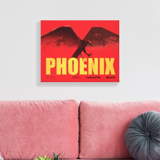 Phoenix Vingate Graphic Leinwanddruck (Insitu (Wohnzimmer))