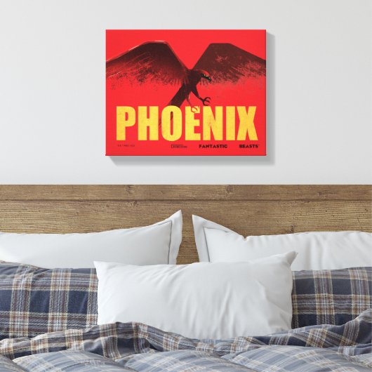 Phoenix Vingate Graphic Leinwanddruck (Insitu (Schlafzimmer))