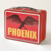 Phoenix Vingate Graphic Metall Brotdose (Vorderseite)