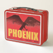 Phoenix Vingate Graphic Metall Brotdose (Rückseite)