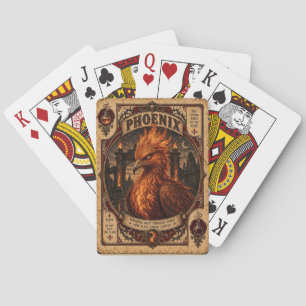Phoenix, Vintage Zirkusmonsters Spielkarten