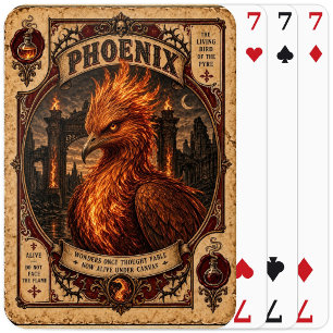Phoenix, Vintage Zirkusmonsters Spielkarten