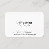Phoenix Visitenkarte (Rückseite)