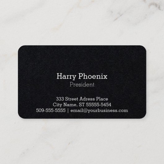 Phoenix Visitenkarte (Rückseite)