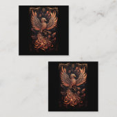 Phoenix-Visitenkarte Quadratische Visitenkarte (Vorne/Hinten)