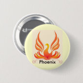 Phoenix-Vogel Button (Vorne & Hinten)