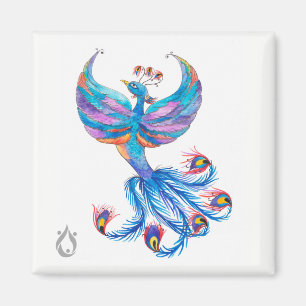 Phoenix-Vogel-Kunst - Voyager-Magnet Magnet