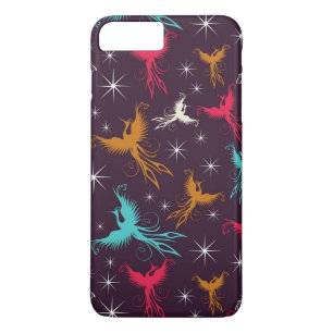 Phoenix-Vogel-Zahl Muster Case-Mate iPhone Hülle