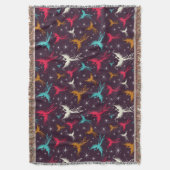 Phoenix-Vogel-Zahl Muster Decke (Vorderseite Vertikal)