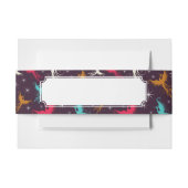 Phoenix-Vogel-Zahl Muster Einladungsbanderole (Vorderseite Beispiel)