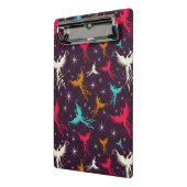 Phoenix-Vogel-Zahl Muster Mini Klemmbrett (Gewinkelt2)